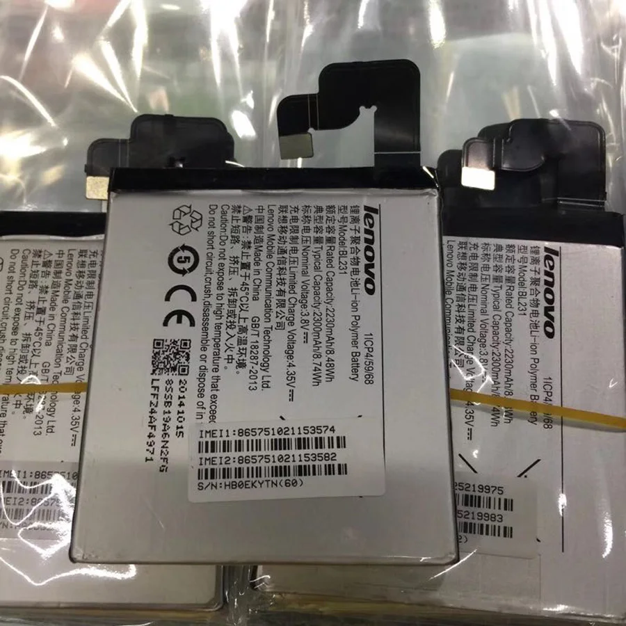 

Original BL231 2300mAh Lenovo VIBE X2 Battery X2-TO X2-CU S90T S90U S90e S90 High Quality Battery+Tracking number