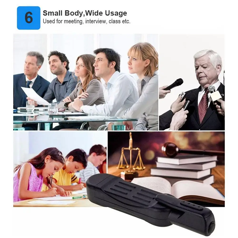 

Hot-selling T189 Pen Mini HD 1080P Camera Portable Pen Camera Built-in Iithium Battery Support TV OUT Connected To TV Video