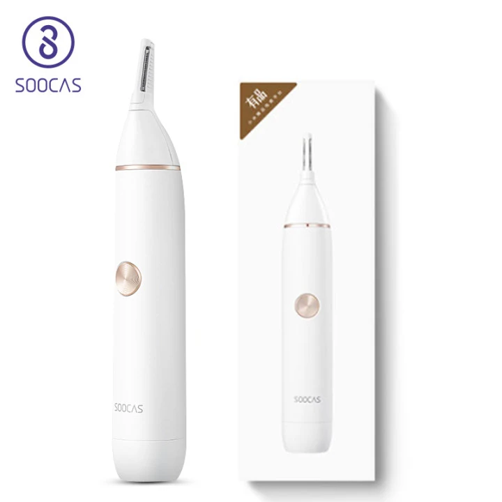

SOOCAS PORTABLE CLIPPER FOR N1 NOSE HAIR TRIMMER MULIT-FUNCTION SHAVER USE FOR EAR HAIR NOSE HAIR TEMPLE HAIR BATTER POWERED