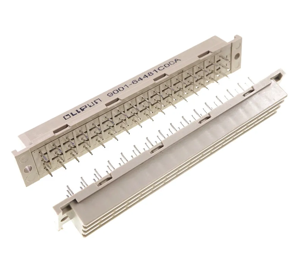 20 шт. разъем DIN 41612 3 ряда 48 позиций розетка прямая печатная плата 3x16 контактов шаг 5