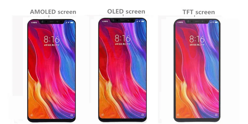 Для Xiaomi mi 8 mi 8 ЖК-дисплей дигитайзер сенсорный экран Запасные части для телефона