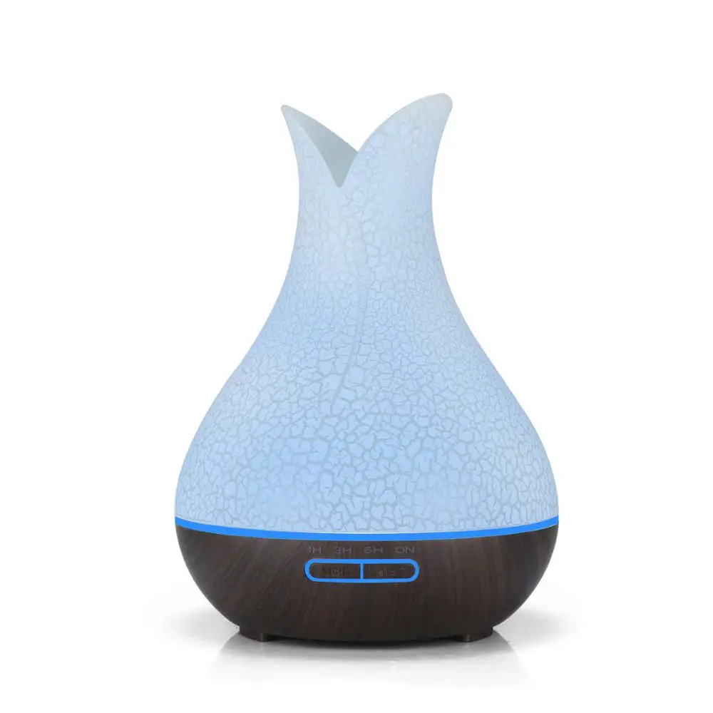 KAIPUTE 400 мл увлажнитель воздуха ароматерапия Арома масло диффузор Crackle Mist Maker Fogger 7