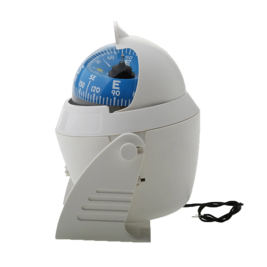 12 В красный светодиодный Компас для приборной панели с креплением навигации