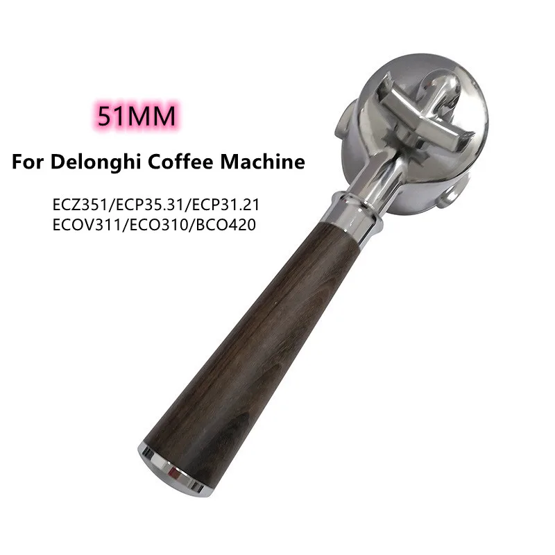 Держатель фильтра для кофе с двойным носиком Delonghi ECP33.21 ECP35.31 51 мм Сменные