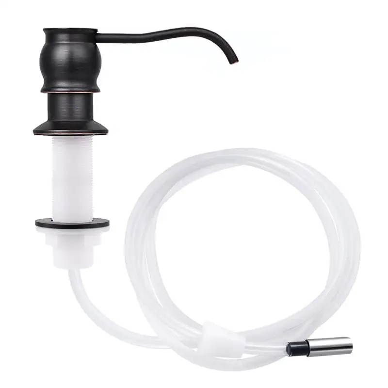 

Sink Liquid Soap Dispenser With Extension Tube Kit Built in Brass Metal Kitchen accessories For Kitchen dispenser soap Lotion