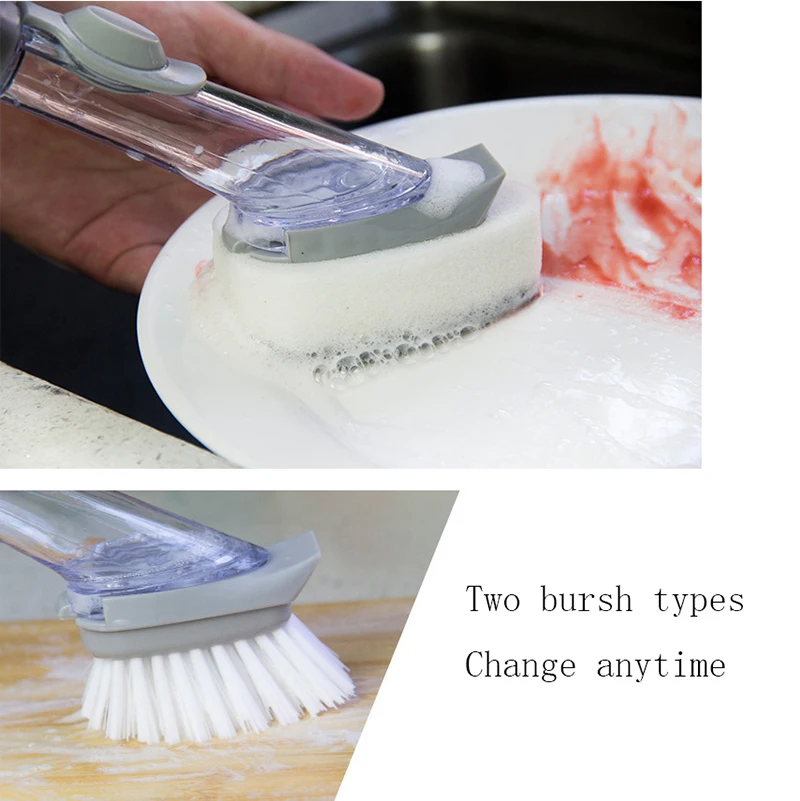 5 в 1 кухонная ручная Беспроводная щетка для мытья и чистки скребок инструмент