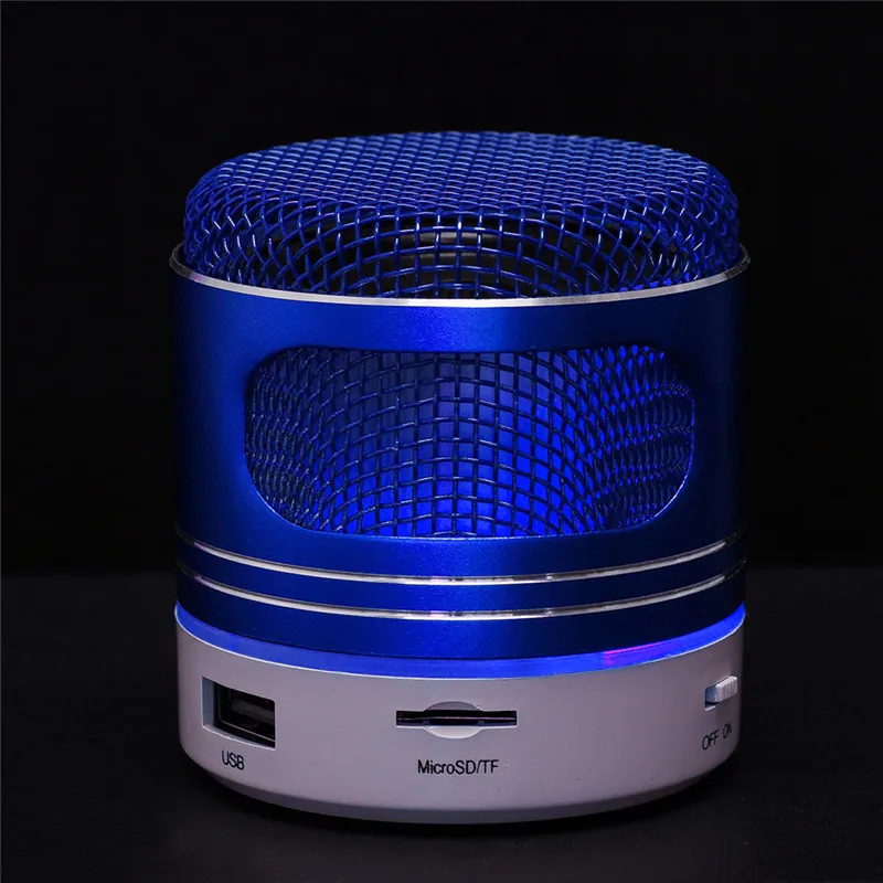 Мини Bluetooth динамик Led портативный беспроводной плеер USB светодиодный светильник