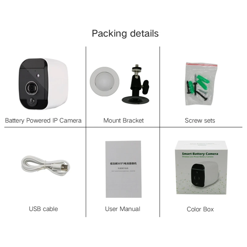 

1920X1080P Wireless Surveillance Camera Indoor Smart Surveillance Camera WiFi Remote Wireless Baby Camera