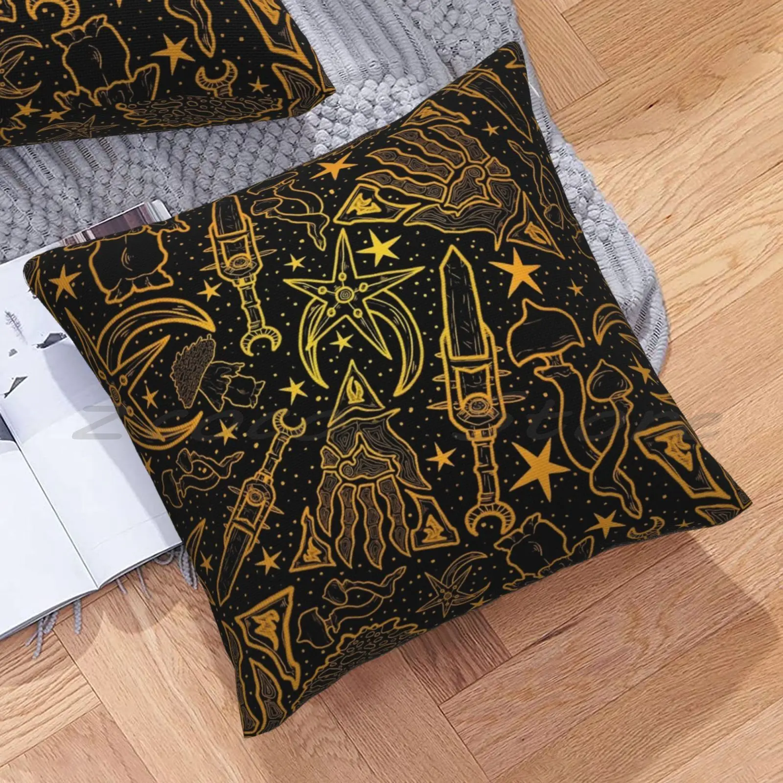 Nerevar воплощение Morrowind золотой узор персонализированный Diy плюшевая льняная