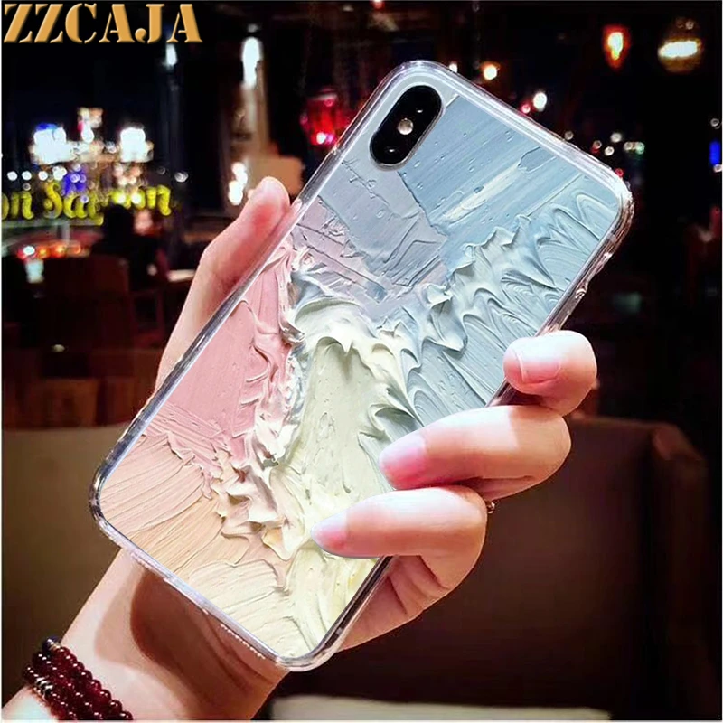 Мягкий силиконовый чехол с рисунком граффити для iPhone X XS 11 Pro Max XR 8 7 6 6S Plus 5|Бамперы|