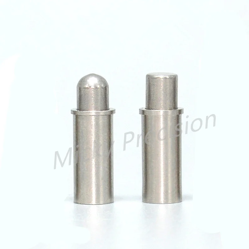

1PIECE Spring Plungers Spring pins 304 Stainless Steel short type Flat head Spherial head diameter 3mm 4mm 5mm