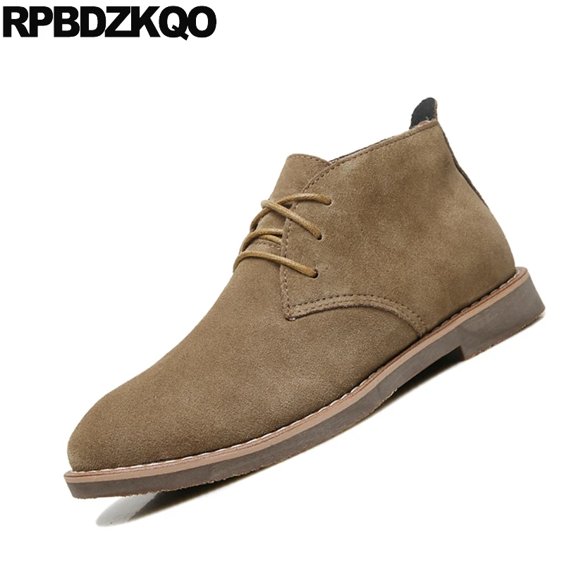 Осенние защитные осенние мужские ботинки в британском стиле винтажные удобные
