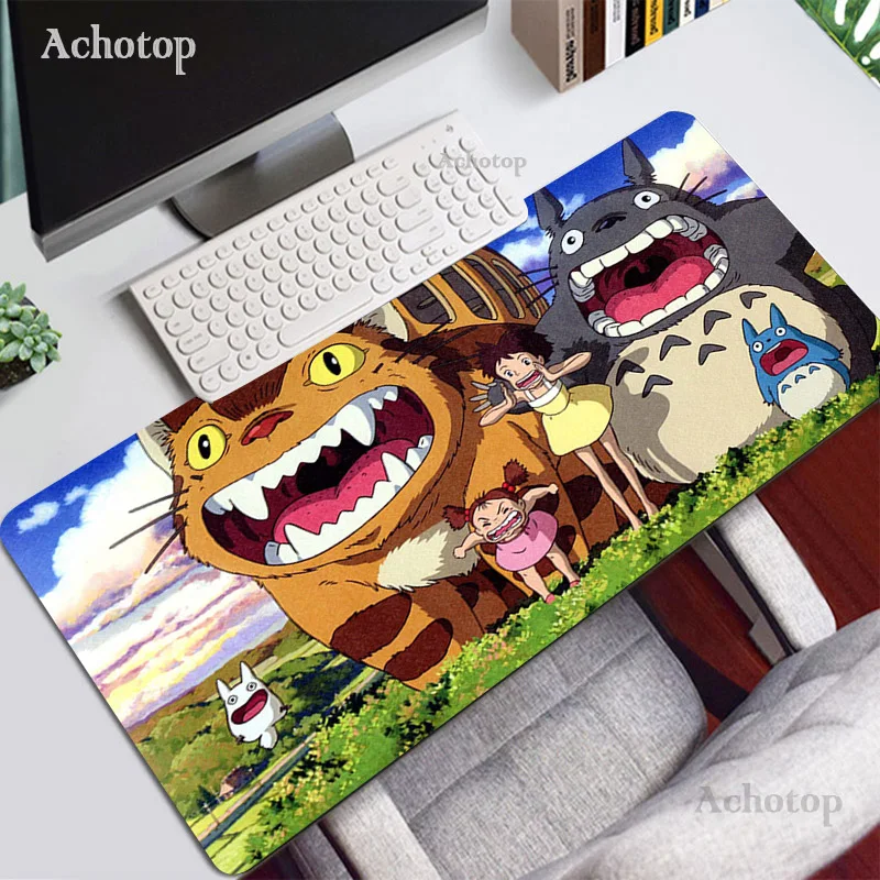 my neighbor totoro laptop gaming mice mouse pad cute gaming mousepad large keyboard for computers deak mat 700x300 for cs go free global shipping
