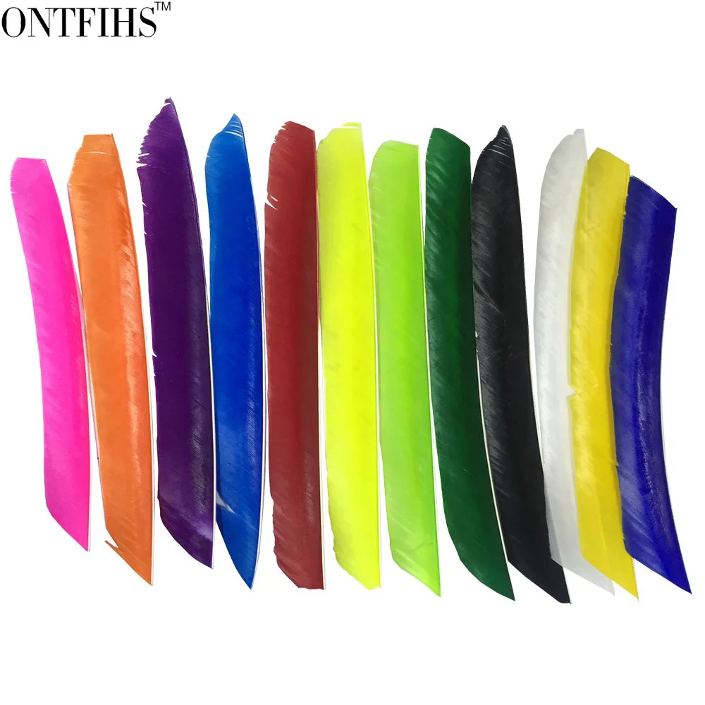 Травление перьев индейки в полную длину 36 шт./лот|feathers turkey|turkey arrow feathersarrow fletching