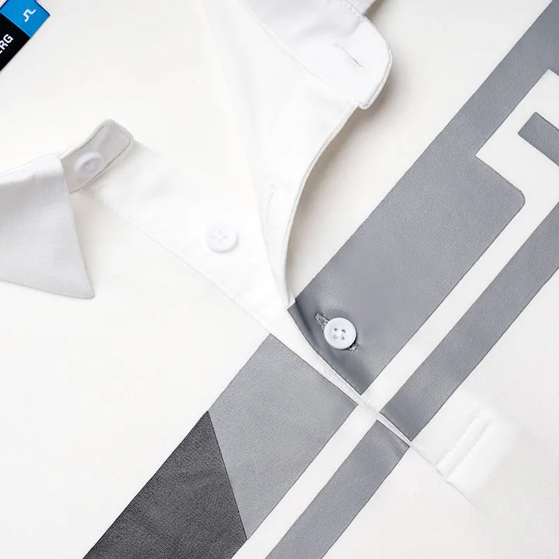 Сезон весна лето Новые мужские короткие рубашки для гольфа JL Спортивная одежда