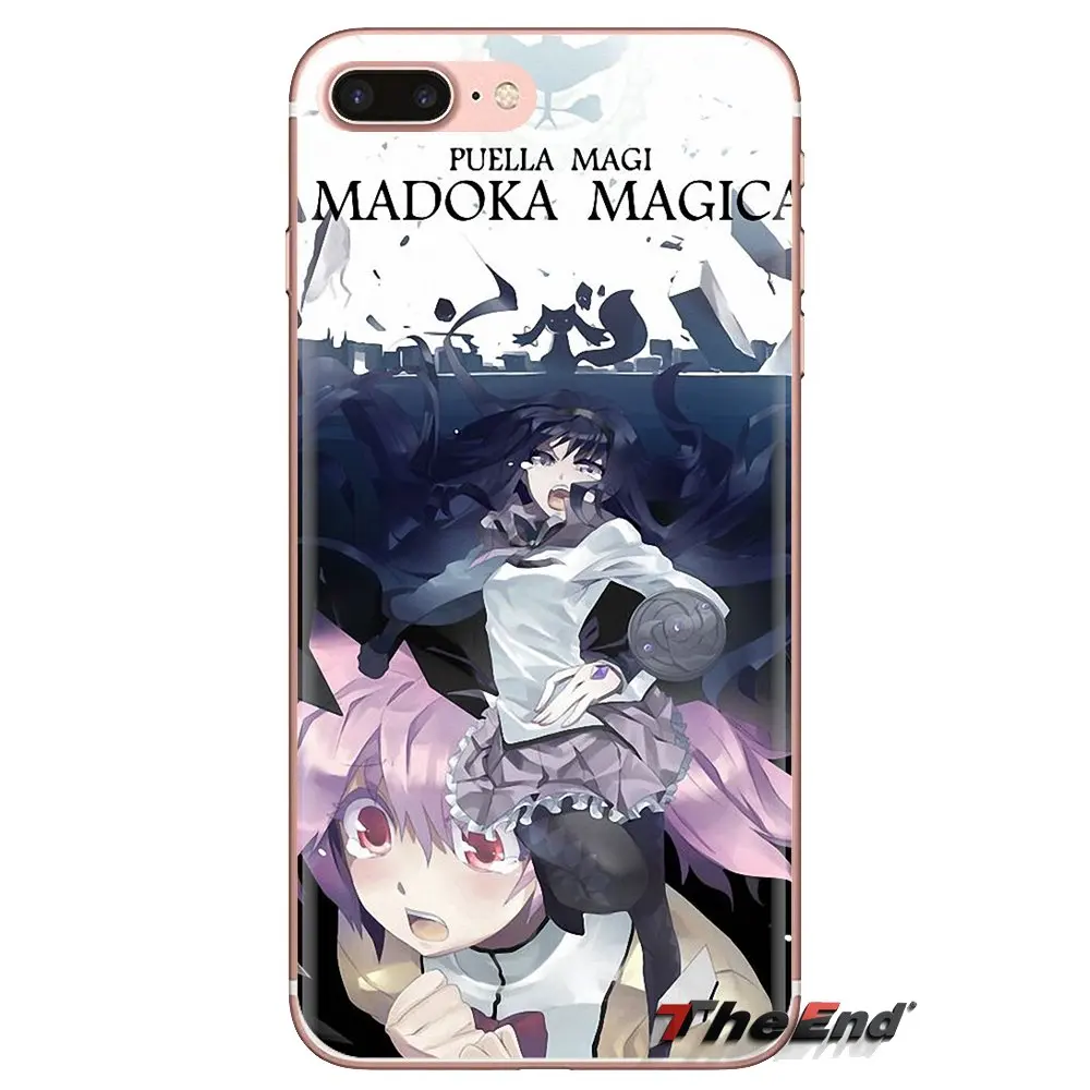 Soft Transparent Case Covers For Xiaomi Redmi 4A S2 Note 3 3S 4 4X 5 Plus 6 7 6A Pro Pocophone F1 Sayaka Miki Puella Magi Madoka |