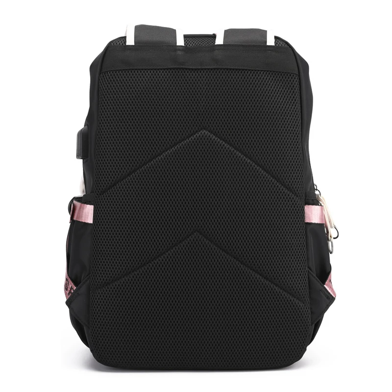 Nylon USB Backpack men women Backpack School Bag Teenagers Schoolbags For Boy Girl Children bag mochila