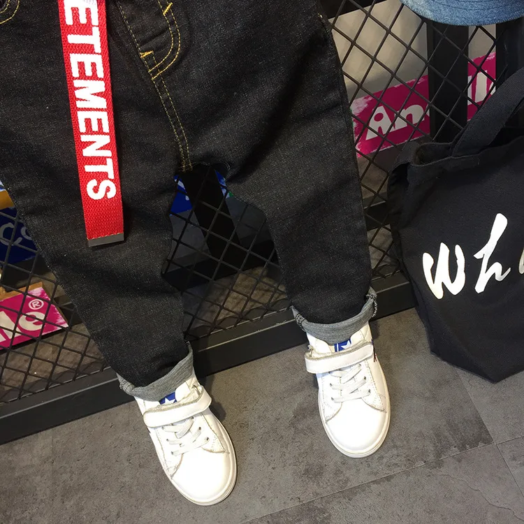 Джинсы для маленьких мальчиков джинсы 2 7 лет брендовая детская одежда детские