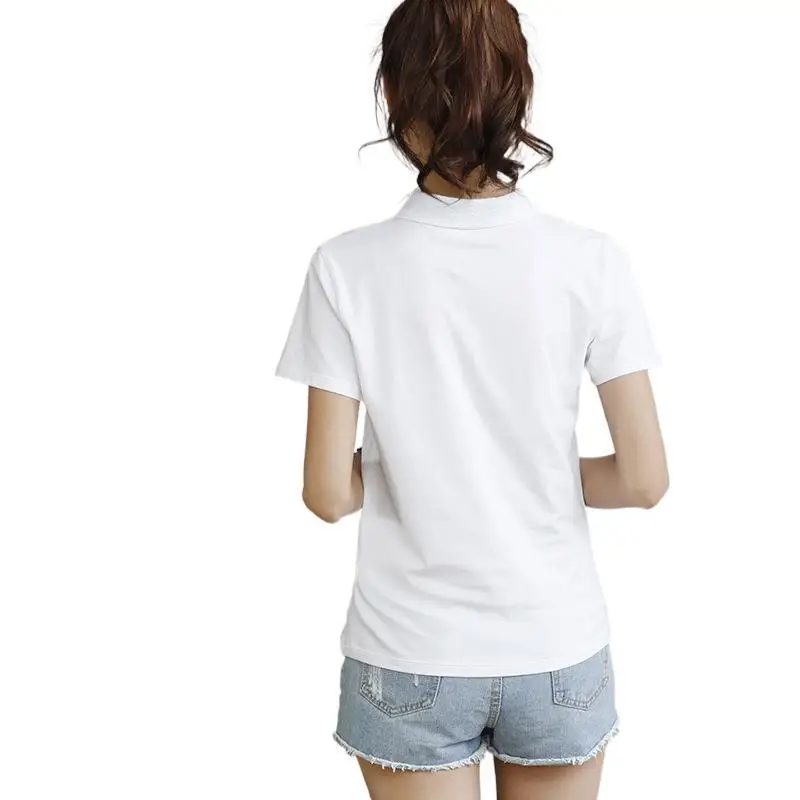 Женская свободная рубашка в полоску с коротким рукавом и V образным вырезом|blusas