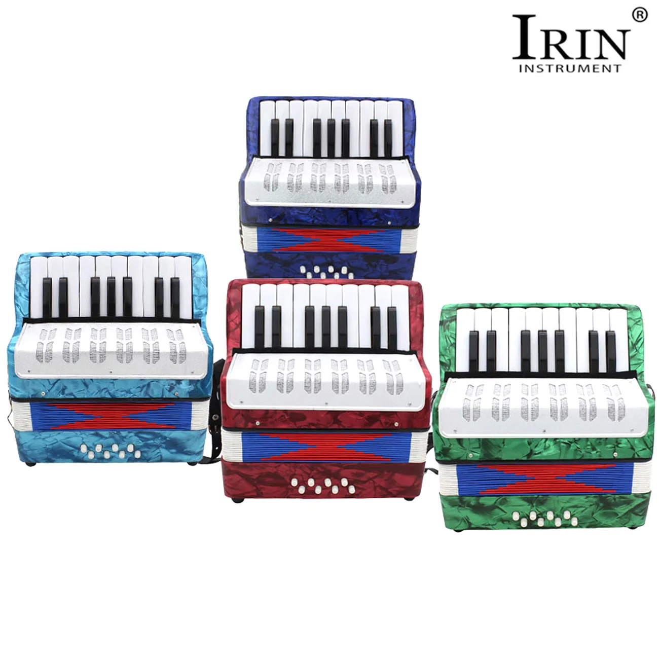 

IRIN Mini Kids Accordion Durable Accordion Educational Musical Instrument Toy For Amateur Beginner Best Gift