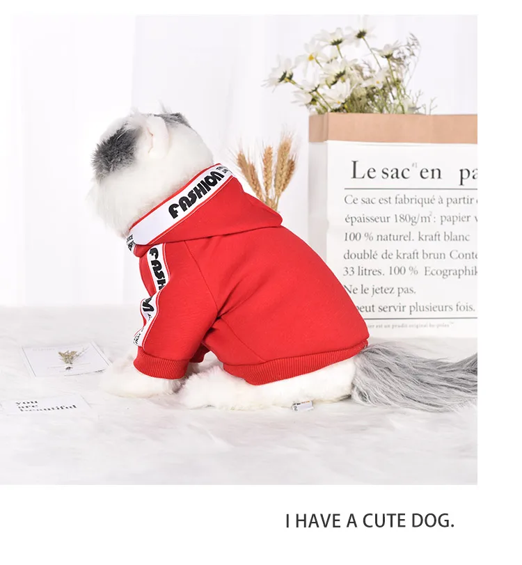 Толстовки с капюшоном для собак зимняя одежда и кошек пальто толстовка Ropa Perro