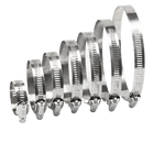 5 шт., диаметр 10 см, 20 см, 30 см, 40 см, регулируемые кольца из нержавеющей стали, Монтажный кронштейн для червячного шланга, хомут для CCTV