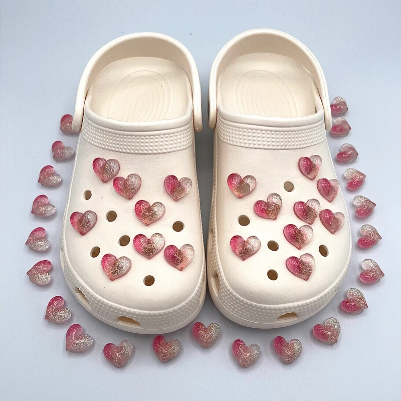 

Kawaii Cute Bling Resin Shoe Charms Decoration For Women Croc Clog JIBZ Shoe Ornaments DIY Girl Garden Shoe Badge Accessories