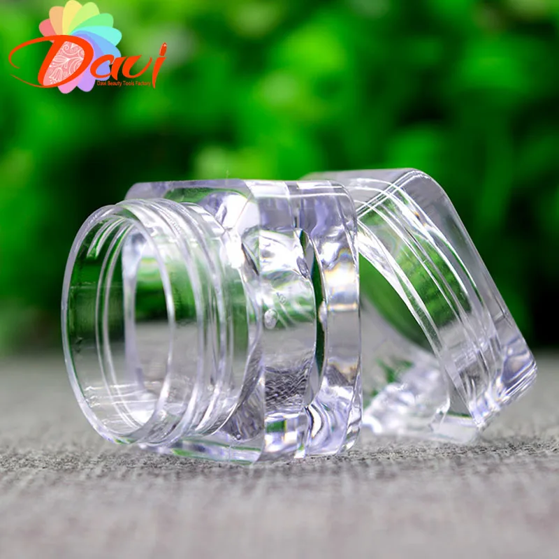 20 шт. акриловые прозрачные многоразовые бутылки маленькие квадратные с