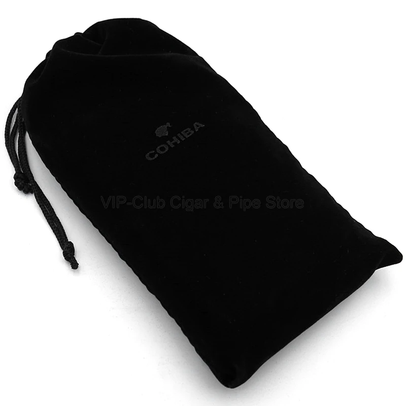 

COHIBA Genuine Leather Cigar Case Outdoor Humidor Classic Travel Pocket Cigars Box With Gift Box Portable Smoking Tool