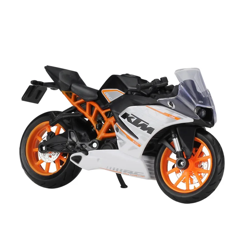 Модель мотоцикла Maisto 1:18 KTM RC 390 из сплава под давлением реальная