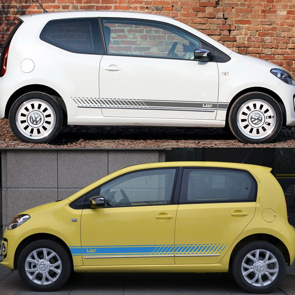 2 шт. виниловые автомобильные наклейки стильные спортивные автомобили боковые