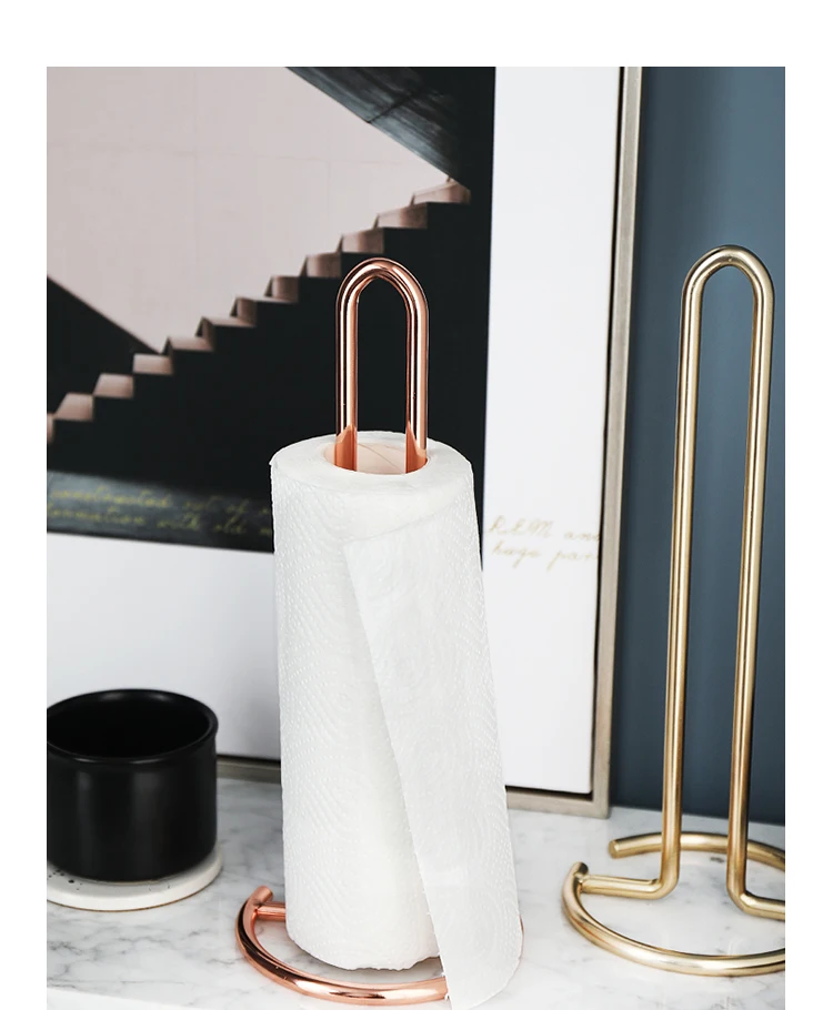 Скандинавский светильник роскошная железная бумажная вешалка для полотенец