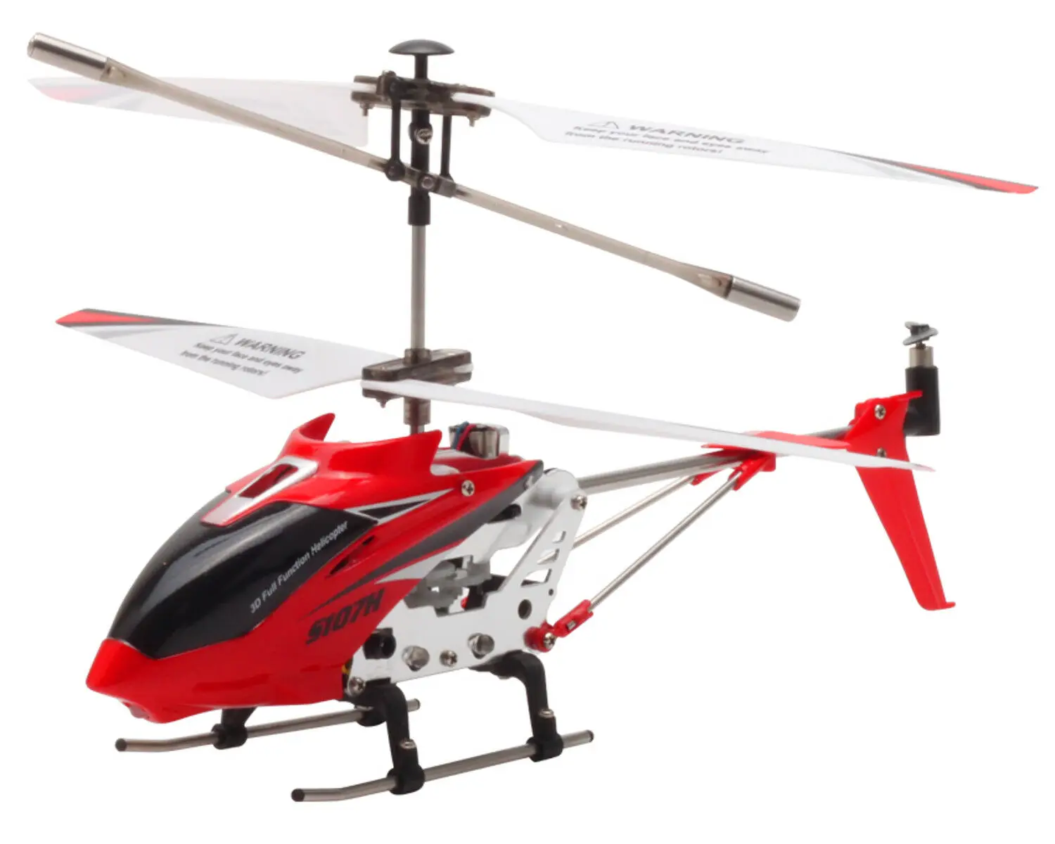 Красный Syma S107H гироскоп Металл 2,4G радио 3,5 H Мини вертолет RC дистанционное управление высота удержания RC Дрон для игрушки подарок - Цвет: Красный