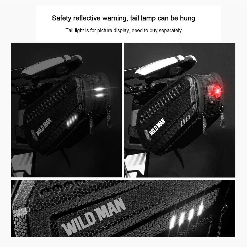 MTB портативная Водонепроницаемая велосипедная седельная сумка переносная для