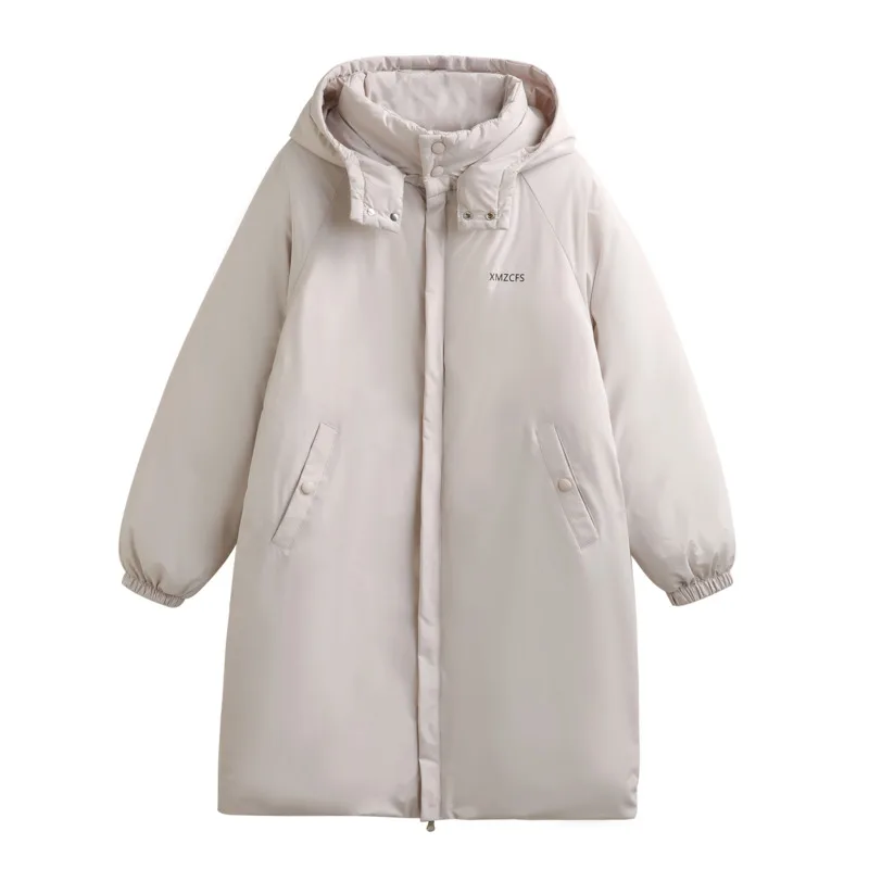 

Пуховик с хлопковой подкладкой средней длины, новинка 2023, пальто, женская зимняя куртка с хлопковой подкладкой в Корейском стиле, куртка выше колена Parker