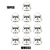 10pcslot 501st legion clone snowtroopers troopers building blocks bricks star action figures wars kashyyyk 41st elite corps toy