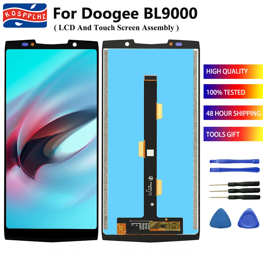 ЖК-дисплей и тачскрин Для Doogee BL9000 5 99 дюйма 100% испытано сменный дигитайзер в сборе