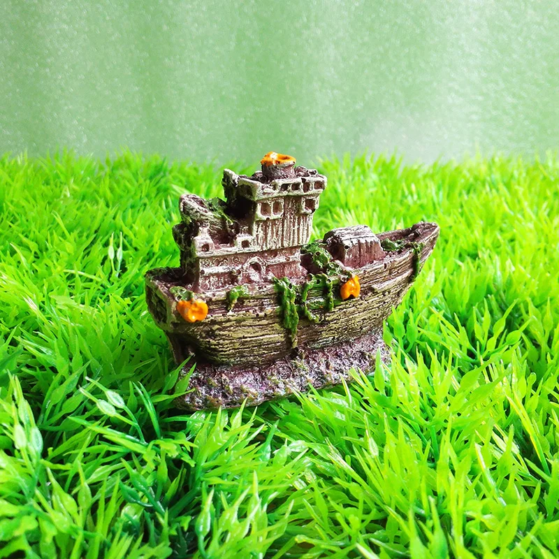 1 шт. утопленный корабль аквариум орнамент парусная лодка Разрушитель пещера