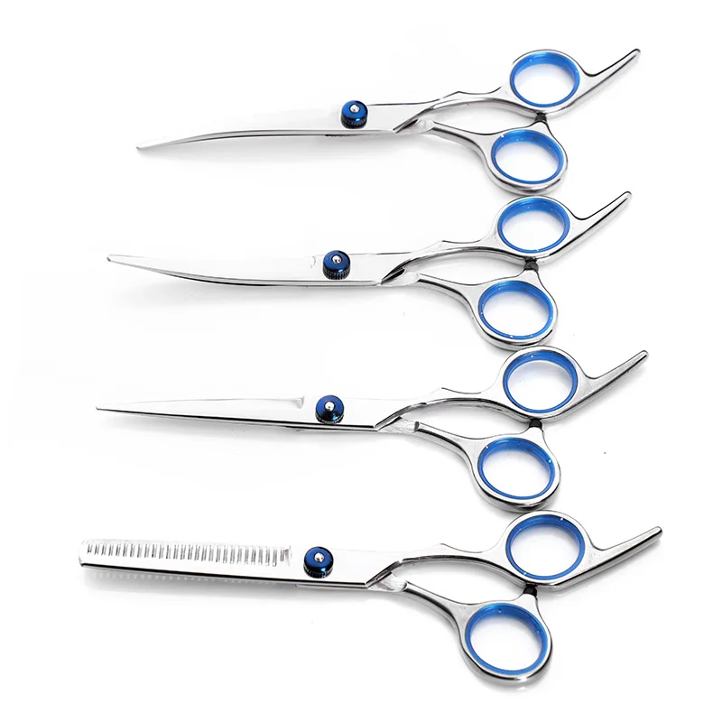 

Pet Scissors for Dogs and Cats Shearing Set, Pet Grooming and Hairdressing Tools, Stainless Steel Hairdressing and Pet Scissors