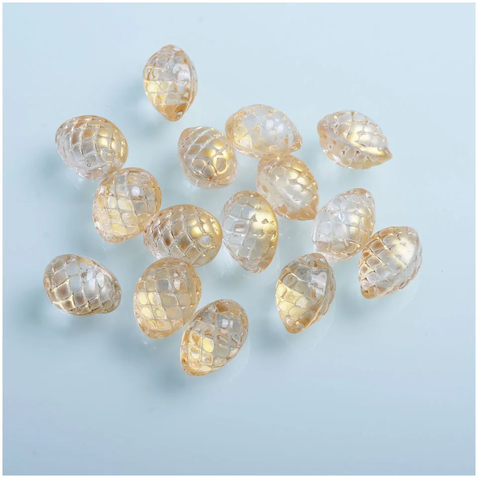 Новые хрустальные бусины в форме листьев для ювелирных изделий модные