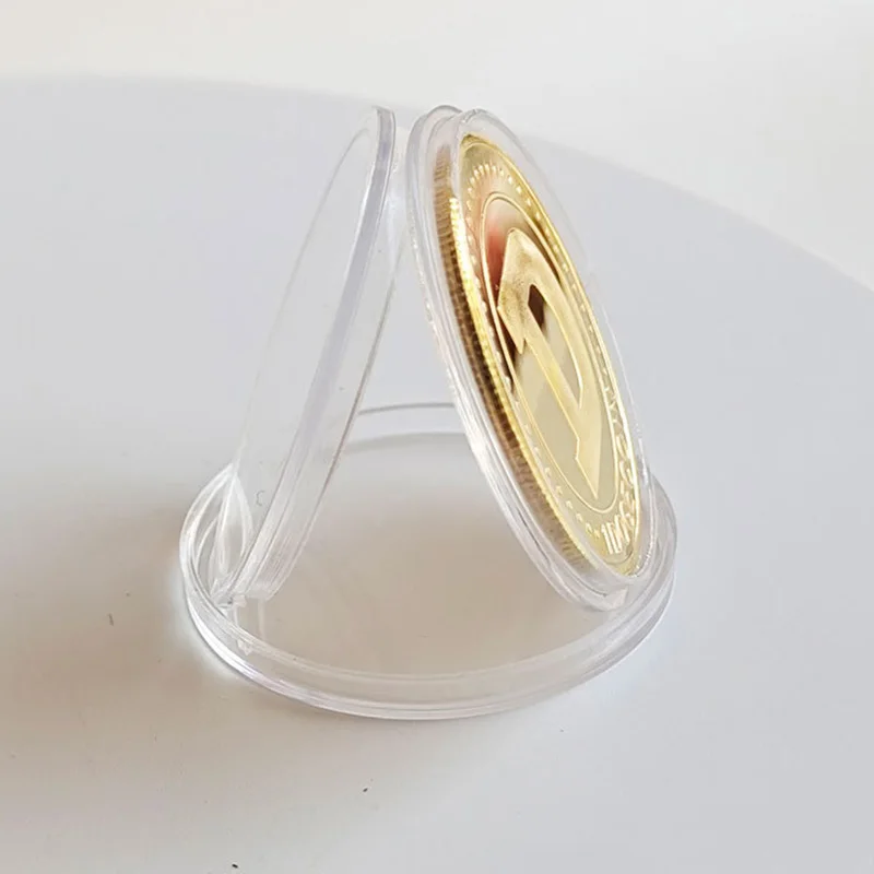 

Beautiful Sliver Gold Plated Dogecoin Commemorative Coins Cute Dog Pattern Metal Crafts Souvenir Gifts Home Decoration Modern