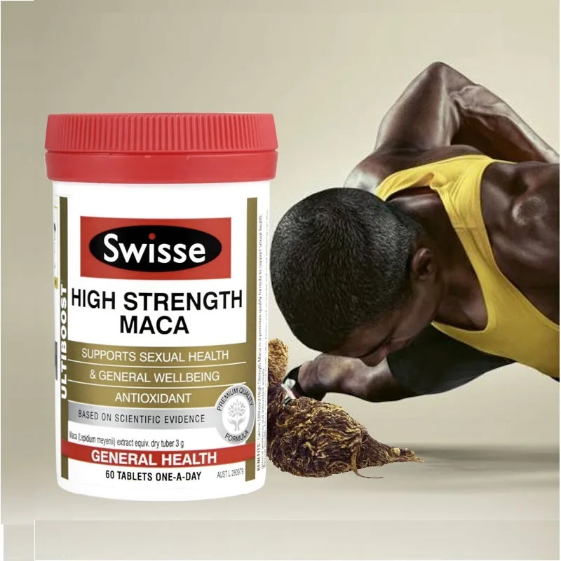 

SWISSE MACA Capsule Male Tonic Men Sexual Vigor Antioxidant Vitality Pills Reproductive Health Products Sperm Dietary Supplement