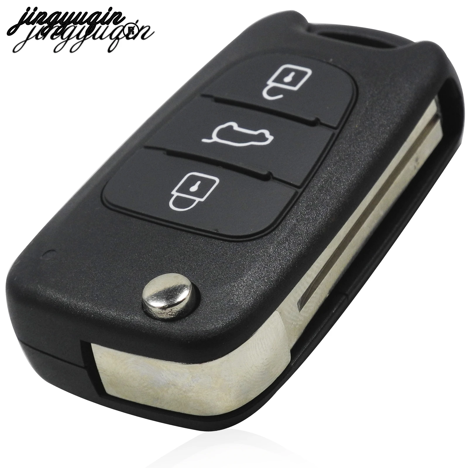 Новый чехол jingyuqin для ключа с дистанционным управлением Hyundai IX20 IX35 IX30 Accent Kia Picanto