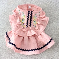 pet dress for dog clothes summer cat yorkshire chihuahua puppy skirt small dog clothing apparel poodle pomeranian pet outfits