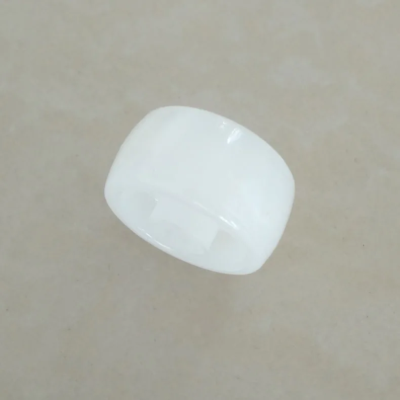 Ролики 10 шт./лот 1 дюйм белые полипропиленовые одноколесные износостойкие