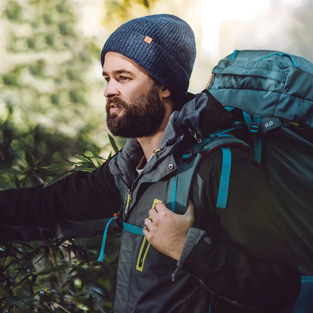 Naturehike Однослойная шерстяная вязаная шапка с манжетами для мужчин и женщин