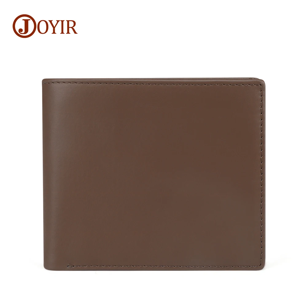 Бумажник мужской из натуральной кожи двойного сложения с RFID защитой|Мужские