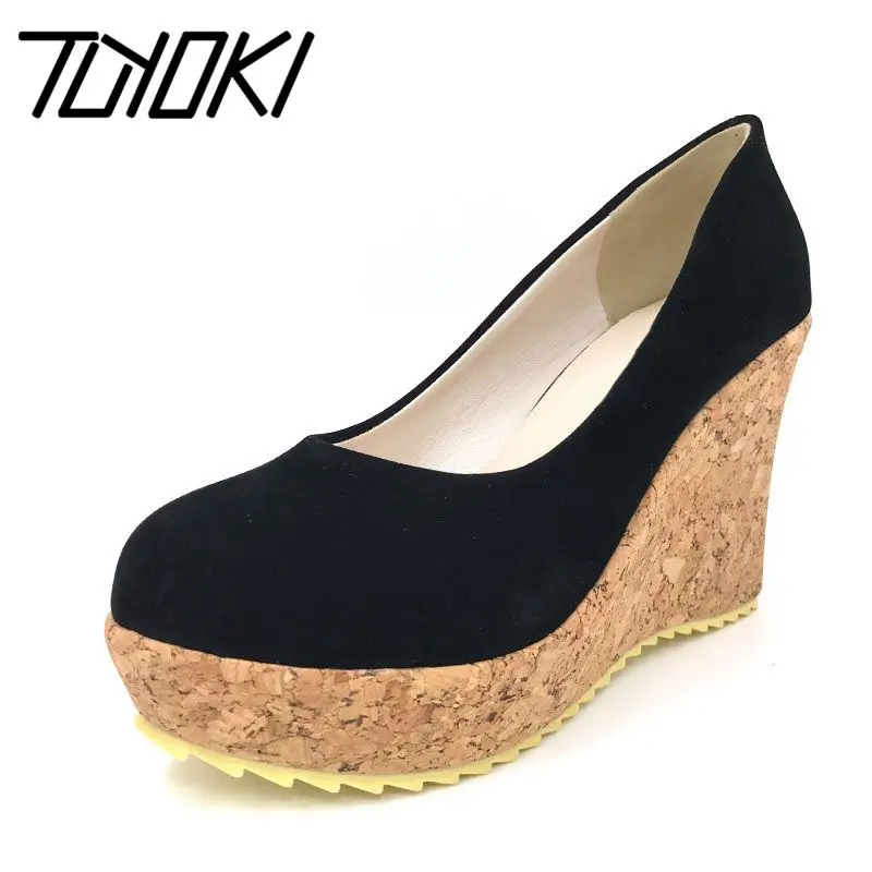 Tuyoki туфли на высоком каблуке танкетке платформе Соблазнительные ЖЕНСКИЕ