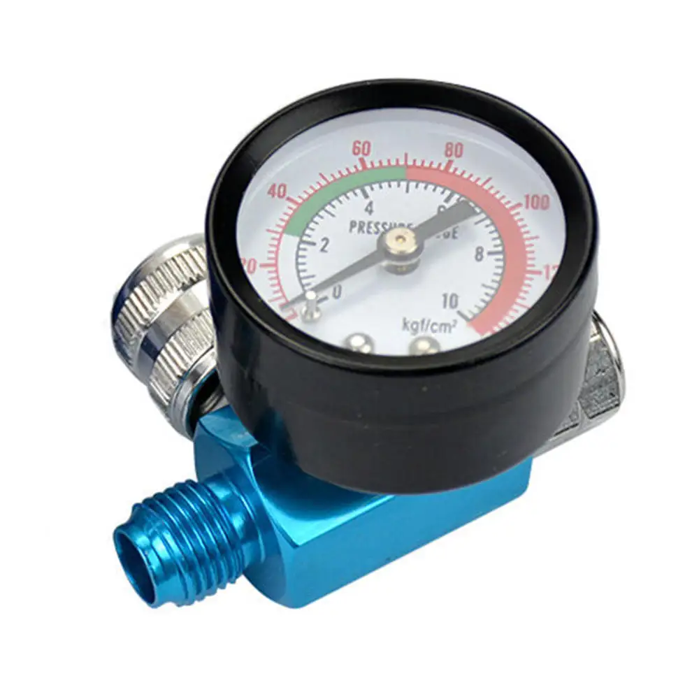 Цифровой распылитель краски G-u-n регулятор давления воздуха Манометр 1/4 дюйма