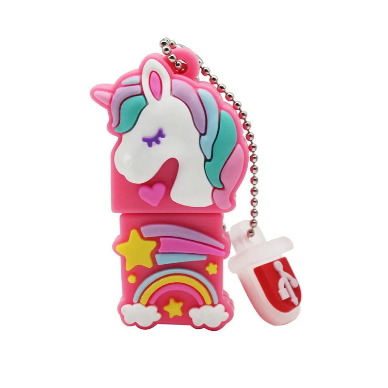 Usb флеш-накопитель TEXT ME usb2.0 с красивым цветным единорогом usb 2 0 4 ГБ 8 16 32 64 флешка